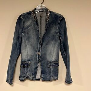 Denim jean jacket/blazer Size S